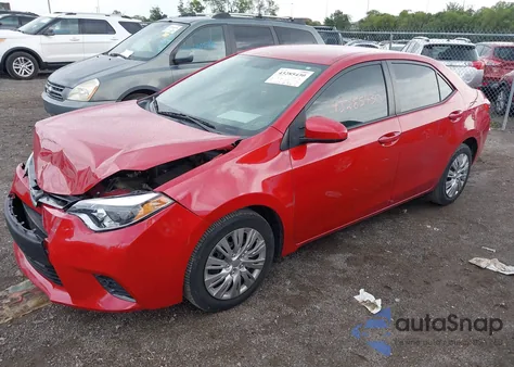 2015 Toyota Corolla Le from USA, damaged, VIN 2T1BURHE4FC461136